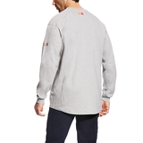Ariat FR Air Crew Long Sleeve Silver T-shirt | 10022329