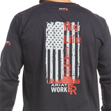Ariat FR Long Sleeve Air Rig Life Graphic Black T-shirt | 10035509