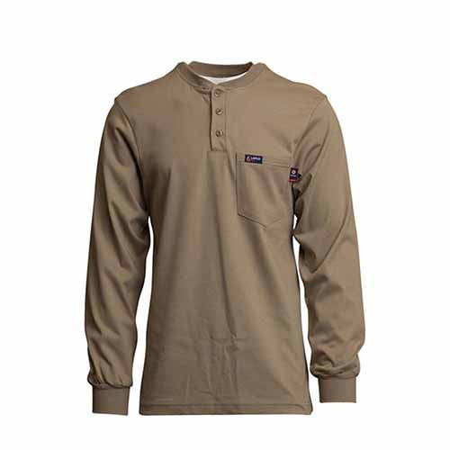 Lapco Flame Resistant Khaki Contractor Coverall