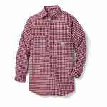 Rasco FR Button Down Long Sleeve Red Plaid Shirt | FR0824RD